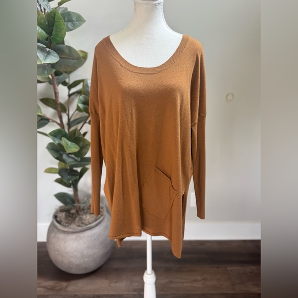 Altar'd State Tops - Altar'd State Warm Orange Knit Sweater